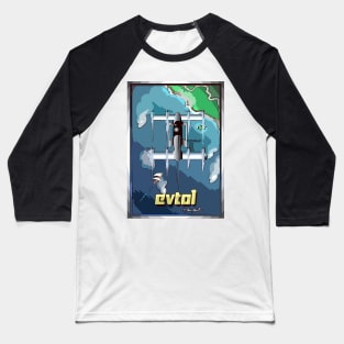 eVTOL Baseball T-Shirt